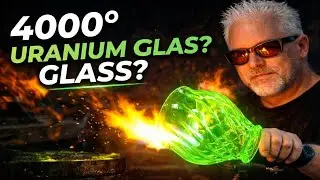 LIVE Glassblowing &ndash; Can 1940s Uranium Glass Still Survive 4000&deg;?