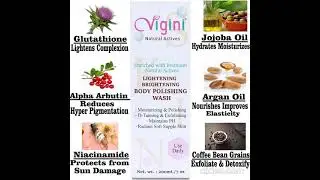 Vigini Body Whitening Skin Brightening Moisturizer Polishing Glow Gel Cream Tan Pigmentation Remover