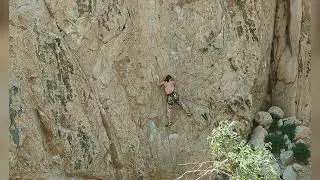 Atomic Gecko (5.12c) at Pine Creek Canyon