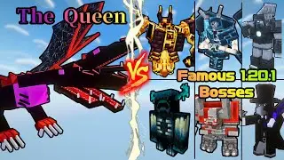 The Queen vs Famous 1.20.1 Bosses
