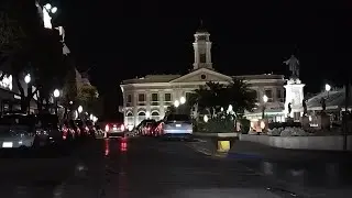 VIAJANDO POR EL PUEBLO DE MAYAGÜEZ EN LA NOCHE.