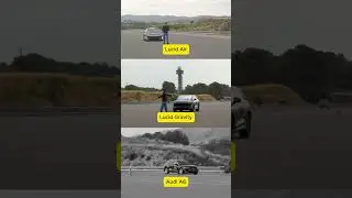 AEB Test ⚠️ Lucid Air vs Lucid Gravity vs Audi A6| #shorts