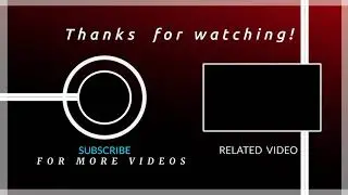 Outro template without any text copyright free