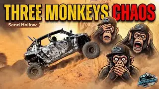 UTV Action at Sandhollow &mdash; Three Monkeys Obstacle + Surprise Finish! #sandhollow #utvtakeover
