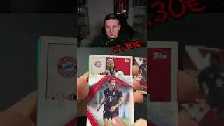 Fussball Pack Topps Bayern Fan Set 23/24 Plus oder Minus Challenge Part 105🔥 Teil 2 #break #topps