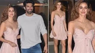 Disha Patani Hot Look With Aditya Roy Kapoor At Malang Promotion