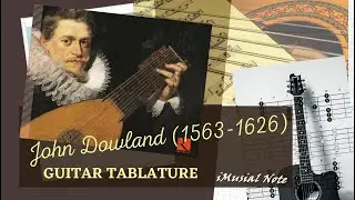 Guitar TAB - John Dowland : A Fancy | Tutorial Sheet Lesson #iMn