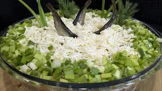 Салат НЫРЯЮЩИЕ ШПРОТЫ! Его обожают ВСЕ! Вкусно и просто!