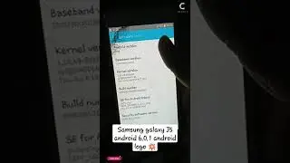 Samsung galaxy J5  Android 6.0.1 Android luncher logo