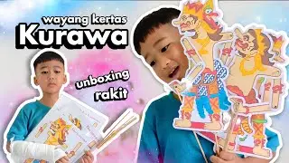 Unboxing & Cara Membuat Wayang Kurawa Dari Kertas! TAYO Bikin Duryodana & Rakit Dursasana DIY Mudah