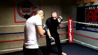 Kickboxer (white) vs Shorin-ryu Sparring