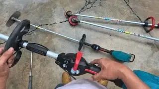 Basuh mesin rumput bateri guna waterjet (rosak??)
