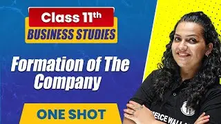 Formation of the Company in One Shot | Class 11th Business Studies | Commerce Wallah by PW