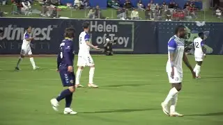 Paul Walters with a Gk Save vs. El Paso Locomotive FC