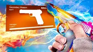 BEST secondary in COD HISTORY?!! Ratt Pistol ONLY v2 ROCKET GAMEPLAY in HARDCORE