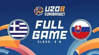 Class. 5-6 | Greece v Slovakia | Full Basketball Game | FIBA U20 Women's EuroBasket 2025 Division B