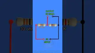 how to make 5V to 3V converter using register #khairunelectronicsbd #youtubeshorts #shortsfeed