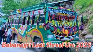 babanagri laar shreef urs / 2025 new bus video | gojri pahari channel JK 360
