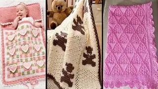 Most Beautiful Crochet Baby Blanket design Collection/Hand Knitted Baby shawl design