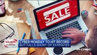 Cyber Monday sales hit a record but fall short of estimates