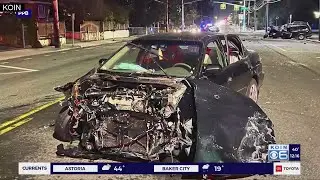 PPB: DUII driver seriously injured in high-speed crash on icy roads