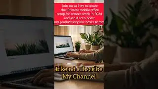 Remote Worker's Mobile Office Setup 2024 #oriflamebusiness #motivation #womenempowerment