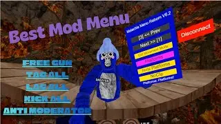 Brand new BEST FREE GORILLA TAG MOD MENU!!! (Malachi's Menu REBORN)