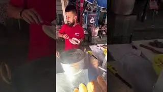 Sicilian Street Food - Famous Palermo Veal Lung and Spleen Sandwich - Capo Market Sicily