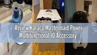 Review Karaca Mastermaid Power Multifunctional 10 Accessory in 1 Food Processor Set, 2000W Power, 1.