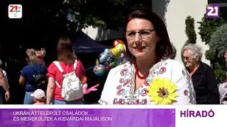 Ukrán áttelepült családok és menekültek a kisvárdai majálison