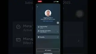 How to cancel subscription Meta Verified #shorts