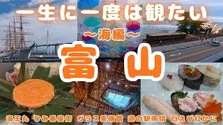 【ハイエース車中泊】富山の魅力的な道の駅満載！海鮮が美味しすぎる！
