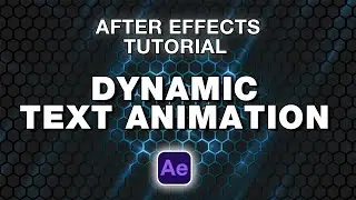 Creating Animated Text With After Effects - Tutorial