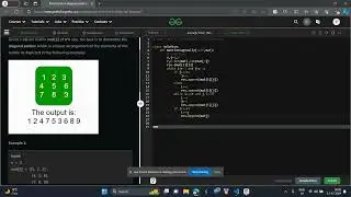 Print matrix in diagonal pattern GFG POTD Python Solution geeks for geeks problem of the day Python