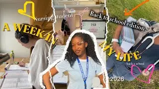 A WEEK IN MY LIFE AS A MEDICAL STUDENT ( Back to school edition) 💗