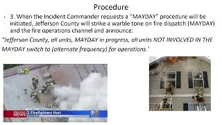Fire Dept SOP 33 Fire 15 Mayday Policy