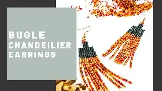 Watch this Quick and Easy Tutorial to Learn How to Make Bugle Bead Chandelier Earrings