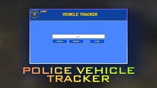 [ESX] | ESX Police Vehicle Tracker Script &ndash; Real-Time Vehicle Tracking System | FiveM Script
