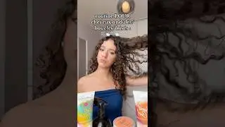 Routine cheveux boucl&eacute;s, ondul&eacute;s, fris&eacute;s 🫶🏻 #routinecheveuxboucl&eacute;s #curlyhair