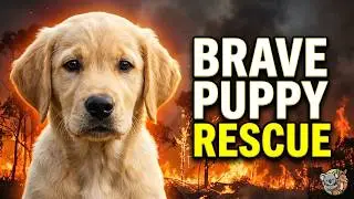 &ldquo;Golden Puppy Runs Into Deadly Bushfire to Save His Best Friend | Emotional Rescue Story&rdquo; 🔥💔🐶