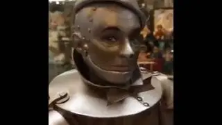 R. John Wright Tin Man from Wizard of Oz Up Close