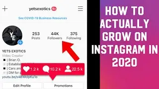 How to grow on Instagram in late 2020 - FREE AND GENUINE ADVICE