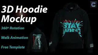 3D Hoodie Mockup for your Clothing Brand