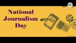 NATIONAL  JOURNALISM DAY   ON 17TH NOV