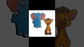 Elephant and Giraffe Design Fridge Magnets Set#amazon#ecommerce  #ecommercetips #onlineshopping