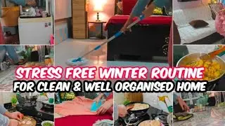 Stress-free Winter Routine for Housewife ✅|| Beat Laziness & Manage Your Home Batter|HomeMaking Tips