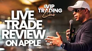 Live Trade Review of AAPL with Oliver Velez