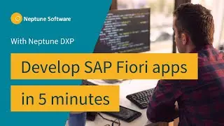 SAP Fiori App in 5 minutes with Low-Code & Neptune Software