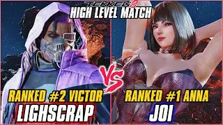 TEKKEN 8 ▰ LIGHSCRAP (#2 Ranked Victor) vs JOI (#1 Ranked Anna) ▰ T8 HIGH LEVEL GAMEPLAY
