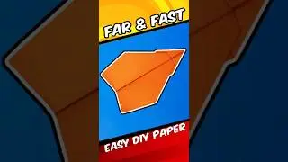 fastest flying paper plane - how to make a fast paper airplane that flies far